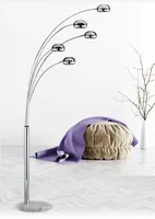 PÕRANDALAMP REALITY FIVE FINGERS 5XE14 40W KROOM