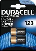 PATAREI DURACELL CR123A 2-PAKK