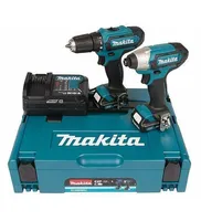 AKUTRELLI JA -LÖÖKKRUVIKEERAJA KOMPLEKT MAKITA COMBOKIT CLX201SAJ 10,8V 2X2,0AH