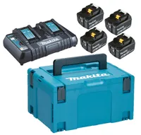 AKUDE+LAADIJA KOMPLEKT MAKITA POWERPACK LXT 18V (4X5,0AH)