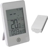 SISE-JA VÄLISTERMOMEETER TERMOMEETER DIGITAALNE JUHTMEVABA KELLA JA MIN-MA