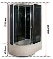 MASSAAŽIKABIIN DURASAN RIO LUX 120X80X42/225CM PAREM