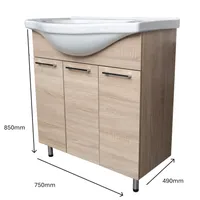 VALAMUKAPP AQUALINE PREMIUM VALAMUGA 75,5X49X81CM HELE TAMM