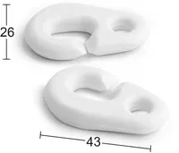 KONKSUD LIPU KINNITUS 26X43MM 2TK