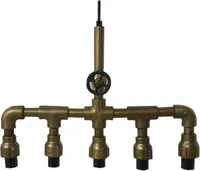 LAELAMP 4X60W E27 ANTIIK MESSING