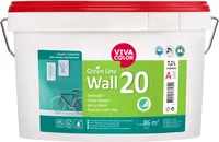 SEINAVÄRV VIVACOLOR GREEN LINE WALL 20 7,2L VALGE POOLMATT