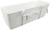 RÕDUKAST RATOLLA PLASTIK 47,2X17,2X17,4CM VALGE