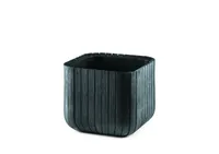 ISTUTUSPOTT CUBE PLANTER 40X40X40CM MUST