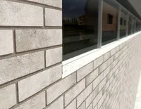 KERAAMILINE SEINAPLAAT BRICKSTYLE STRAND WHITE 6X25CM