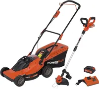 AKUMURUNIIDUKI JA -TRIMMERI KOMPLEKT POWERPLUS POWDPG7562 DUAL POWER 40V