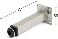 LAUAJALG 611 REG. MATT NIKKEL 150X25X25