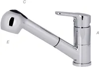 KÖÖGISEGISTI VÄLJATÕMMATAVA TILAGA BLUE STAR ARONA AR 615 KROOM