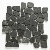 MARMORMOSAIIK MUST SPIRIT BLACK 305X305X10MM
