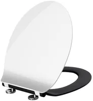 PRILL-LAUD SLIM VAIKSELT SULGUV PLASTIK VALGE-MUST