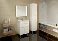 VALAMUKAPP AQUARODOS OMEGA 60X45X85CM VALAMUGA VALGE