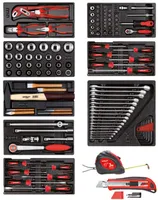 TÖÖRIISTAKÄRU CAROLUS MECHANIC 6 SAHTLIT + TÖÖRIISTAKOMPLEKT 164-OSALINE