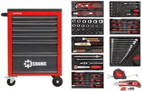 TÖÖRIISTAKÄRU CAROLUS MECHANIC 6 SAHTLIT + TÖÖRIISTAKOMPLEKT 164-OSALINE