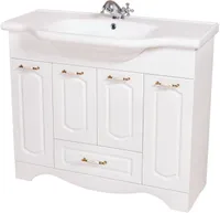 VALAMUKAPP AQUARODOS KLASSIK 100X34,2X85CM VALAMUGA VALGE