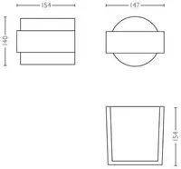 FASSAADIVALGUSTI PHILIPS GRAVEL INOX E27 IP44 