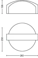 FASSAADIVALGUSTI PHILIPS VINE 20W E27 1320LM IP44 