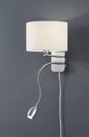 SEINALAMP TRIO HOTEL 1XE14 40W + 3W LED VALGE