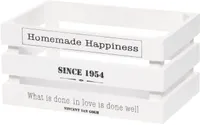 HOIUKAST PUIDUST 'HAPPINESS' 28,5X18,5X14,5CM