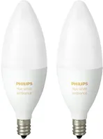 LED LAMP PHILIPS HUE WHITE AMBIANCE 6W E14 B39 KOMPLEKTIS 2TK