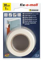 TEKSTIILTEIP FIX-O-MOLL 38MMX5M VALGE