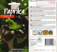SEEMNED KURZEMES SEKLAS PAPRIKA 'ANDROMEDA H' MUST 10 SEEMET