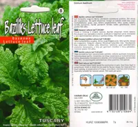 SEEMNED KURZEMES SEKLAS BASIILIK 'LETTUCE LEAF TUSCANY' 1G