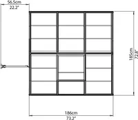 KASVUHOONE HYBRID 3,44M²