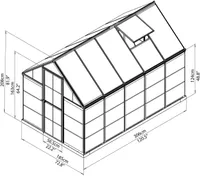 KASVUHOONE HYBRID 5,66M²