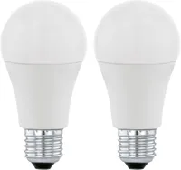 LED LAMP 11W E27 LED 3000K A60 1055LM 2TK PAKIS EGLO