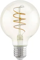 LED LAMP 4W E27 G80 260LM 2200K SPIRAL EGLO