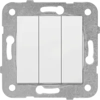 KOLMENE LÜLITI VIKO BY PANASONIC MERIDIAN RAAMITA VALGE