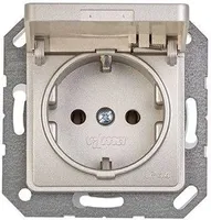 ÜHENE PISTIKUPESA VILMA SL-250 MAANDUSEGA IP44 RAAMITA SHAMPANJA