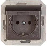 ÜHENE PISTIKUPESA VILMA SL-250 MAANDUSEGA IP44 RAAMITA MUST