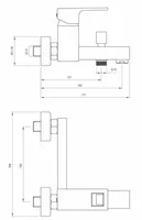 VANNI- JA DUŠISEGISTI ANEMON BCZ DEANTE W100 KROOM-VALGE