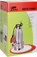 TÜHJENDUSPUMP MUST VESI QDVX 16000 600W 16000L/H 7/7M