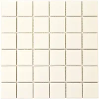 KERAAMILINE PÕRANDAPLAAT MOSAIIK 30,6X30,6CM VALGE MATT