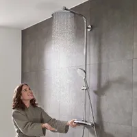 DUŠISEGISTI HANSGROHE CROMETTA S 240 TERMOSTAAT ÜLA- JA KÄSIDUŠIGA
