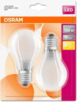 LED LAMP OSRAM LED RETROFIT CLASSIC 11W E27 A60 1521LM 2700K MATT 2TK PAKIS