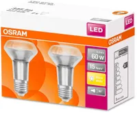 LED LAMP OSRAM LED STAR 4,3W E27 R63 345LM 2700K 2TK PAKIS