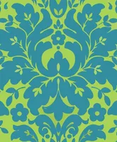 TAPEET SCHUIMVINYL ROHELINE/SININE