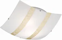 PLAFOON TRIO NIKOSIA 2XE27 40W VALGE/KULD