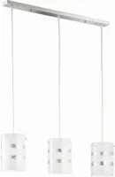 LAELAMP TRIO NIKOSIA 3XE27 40W VALGE/HÕBE