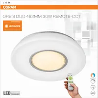PLAFOON ORBIS DUO OSRAM 30W LED 2900LM 2700-6500K PULT 
