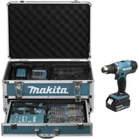 AKUTRELL MAKITA DDF453 18V 2X3,0AH + 96 TARVIKUT KOHVRIS