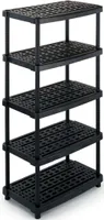 PLASTRIIUL SCAFFALONE 2436-5 NERO 188,5X93X59CM