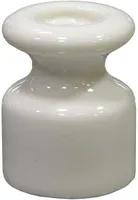 KERAAMILINE ISOLAATOR TEKSTIILKAABLILE BIRONI 8TK PAKIS VALGE